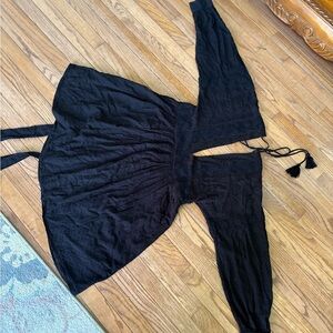 Free People Black Long Sleeve Dress